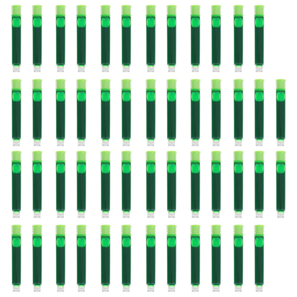 50Pcs Uitwisbare Inkt Cartridge Wegwerp Duurzaam Fontein Tekening Pen Inkt: Light Green