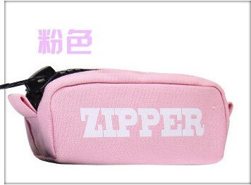 1 Pcs Kawaii Etui Colorfull Canvas Grote Rits Estuches School Potlood Doos Pencilcase Potlood Tas Schoolbenodigdheden Briefpapier: FeiSe