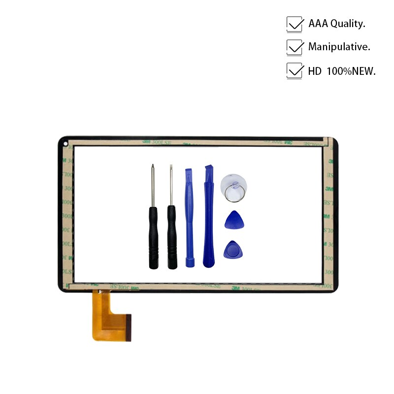 100% Original 10,1 "Tablet pantalla táctil capacitiva para WJ795-FPC V4.0 Digitalizador de Panel táctil Sensor