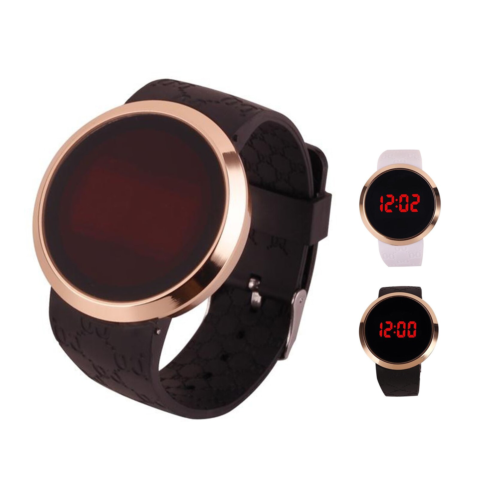 Mode Casual Paar Horloge Unisex Eenvoudige Casual Led Elektronische Touch Screen Digitale Horloge Sport Horloge