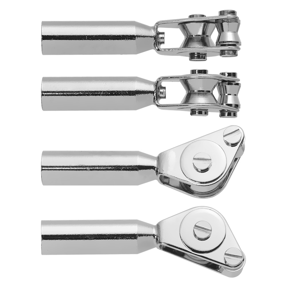 Punta de rodillo de acero inoxidable para caña de pescar, piezas de repuesto duraderas de anillo superior, accesorios de pesca para curricán, 1 ud.