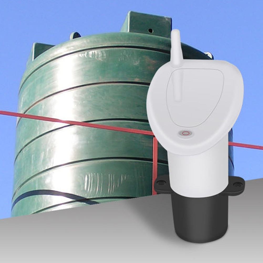 Ultrasone tankniveau-indicator nauwkeurige batterijgevoede water elektronische multifunctionele meetinstrumenten buiten tijdalarm
