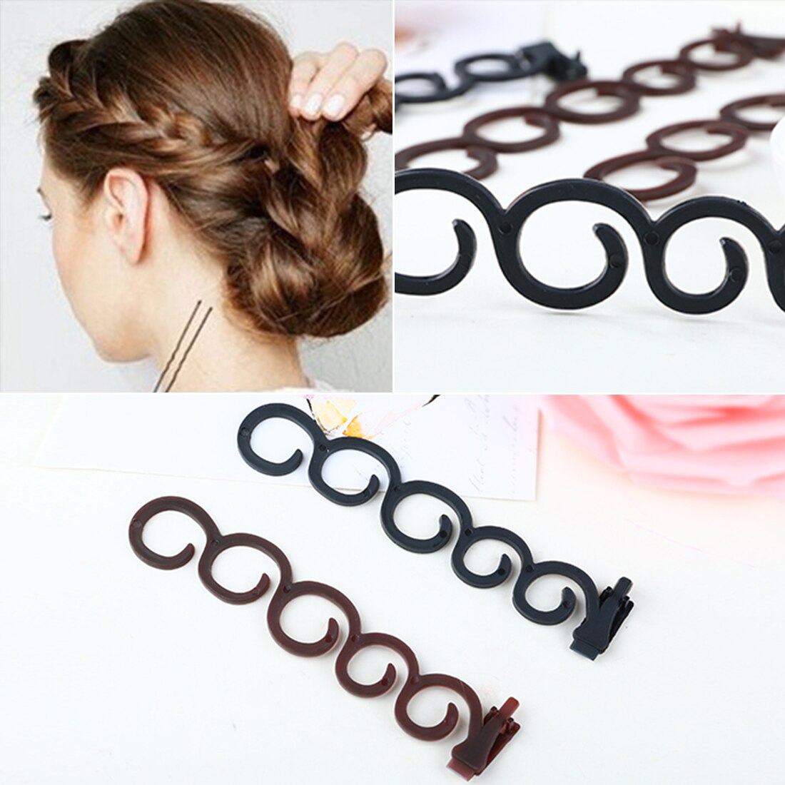 Rrtqabn Automatique Tresse Cheveux Outil De Coiffage Électrique Twister Coiffure Torsion Tresse Machine Tresse Cheveux Outil Rouleau Beauté Mode Salon Jouet Kit Pour Adolescente