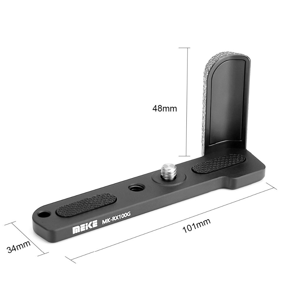 MEKE MK-RX100G metalen handgreep voor Sony RX100, RX100II, RX100III, RX100IV, RX100V