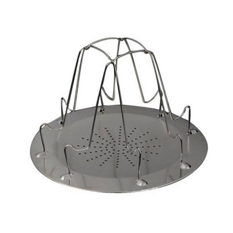 4 Slice Camping Bread Toast Tray Stainless Steel Folding Toaster Bread Toast Toaster Rack