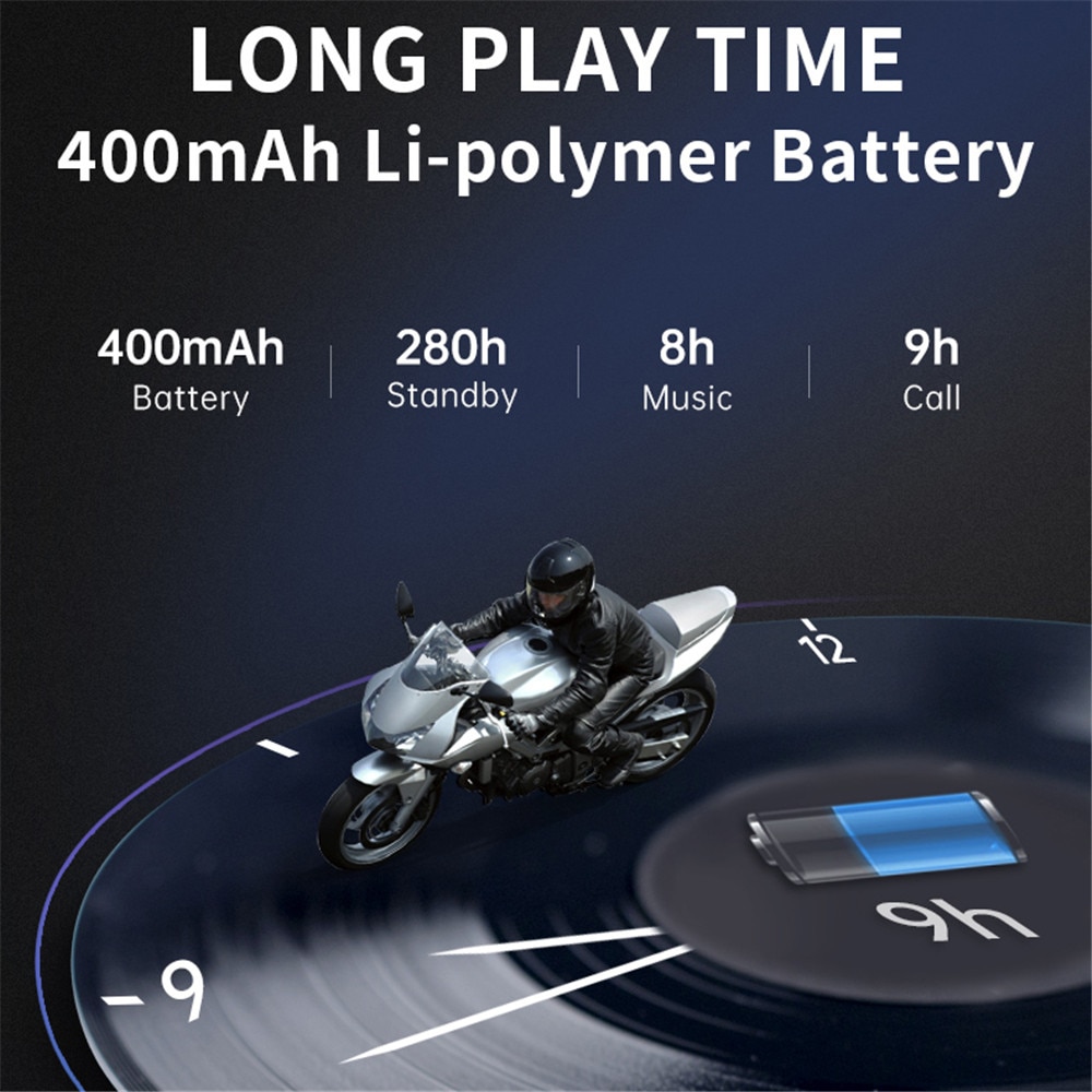 Neue Motorrad Helm Headset Wasserdichte Bluetooth Knochen Leitung Kopfhörer Moto Freisprecheinrichtung Musik Spieler