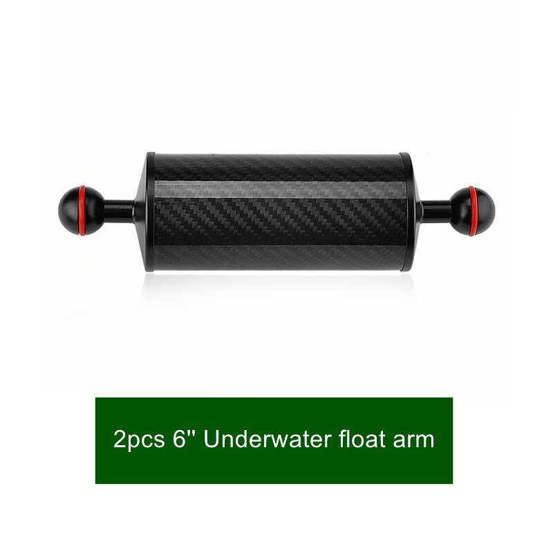 BGNing Diving Carbon Fiber 1inch Dual Ball Head Float