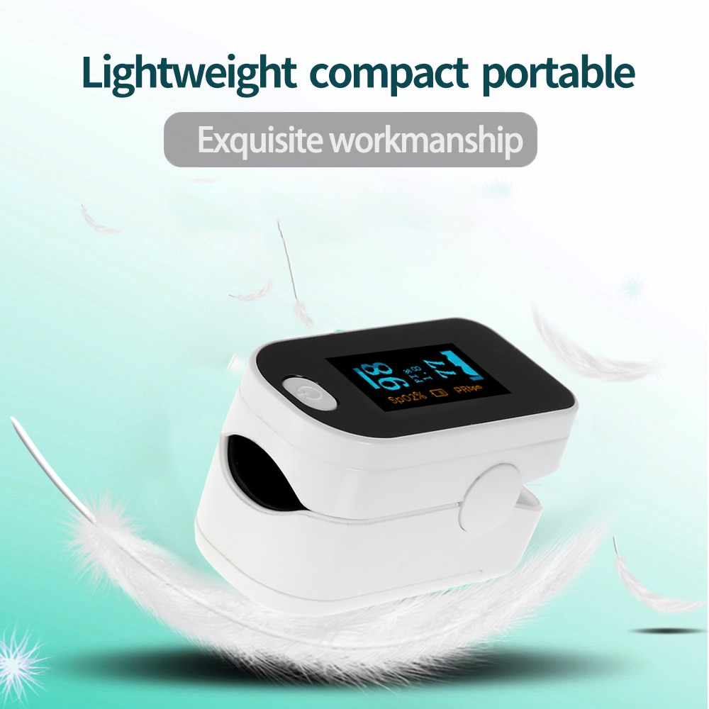 Digital Fingertip Pulse Oximeter OLED Display Blood Oxygen Sensor Saturation SpO2 Monitor Pulse Rate Measurement Meter
