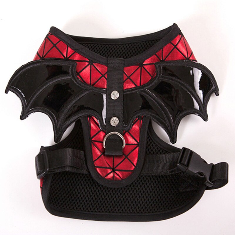 1 pièces Cosplay chiens harnais Pitbull Bulldog laisse chat de compagnie chien coffre avec aile Schnauzer chiot Chihuahua Bull Terrier fournitures pour animaux de compagnie
