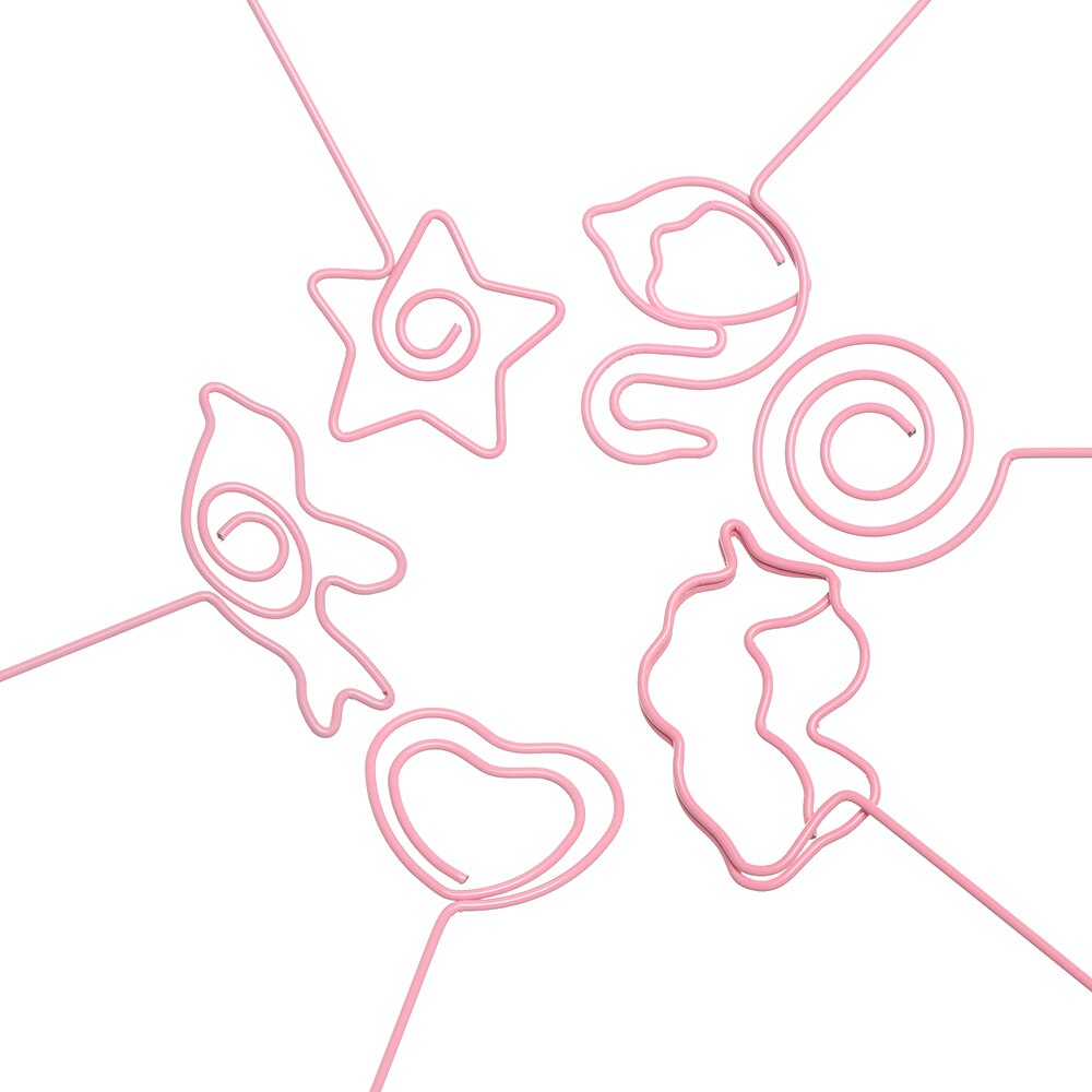 Cool Wedding Place Card Holder Cute Girl Pink Romantic Heart Swan Photo Clip Table Number Stand Wedding Supplies