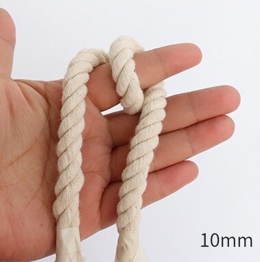 Beige Katoenen Touw Handleiding Accessoires Kleur Katoenen Koorden Twist Decoratie Dikke Beam Mond Touw