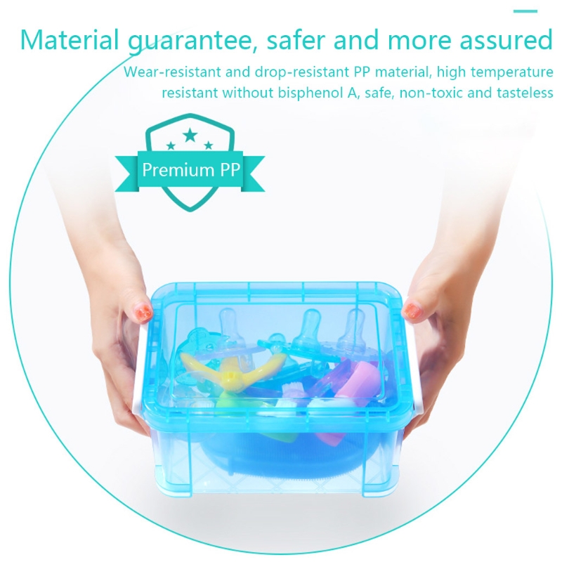 Transparent Index Card Holder Removable Snap-tight Lid Notecard Collection Box Flash Cards Organizer for Home School Office