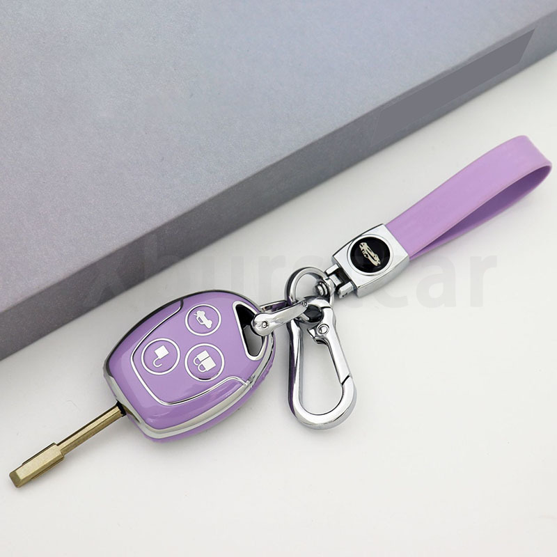 Cover per Chiavi Auto con 3 Tasti, Custodia Protettiva in ABS
