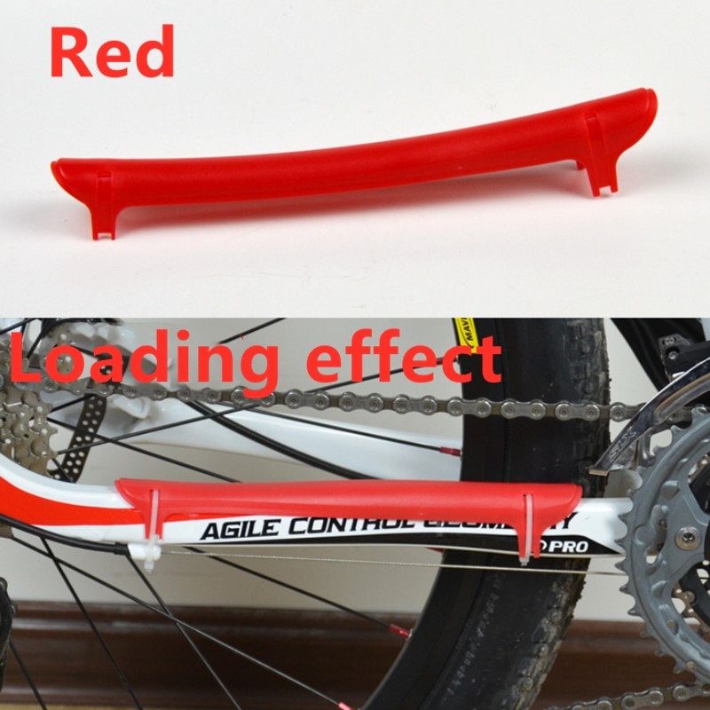 Plastic Bicycle Chain Protection Cycling Bike Frame Protector Chainstay Rear Fork Guard Cover Pad