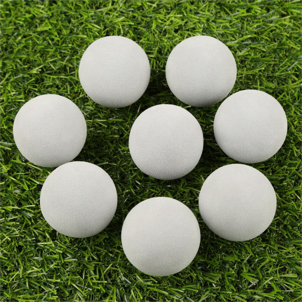 10 st / parti eva skum golfbollar mjuka svampbollar för utomhus golf swing träningsbollar för golf / tennis träning solida 7 färger: Mörkgrå 10 st