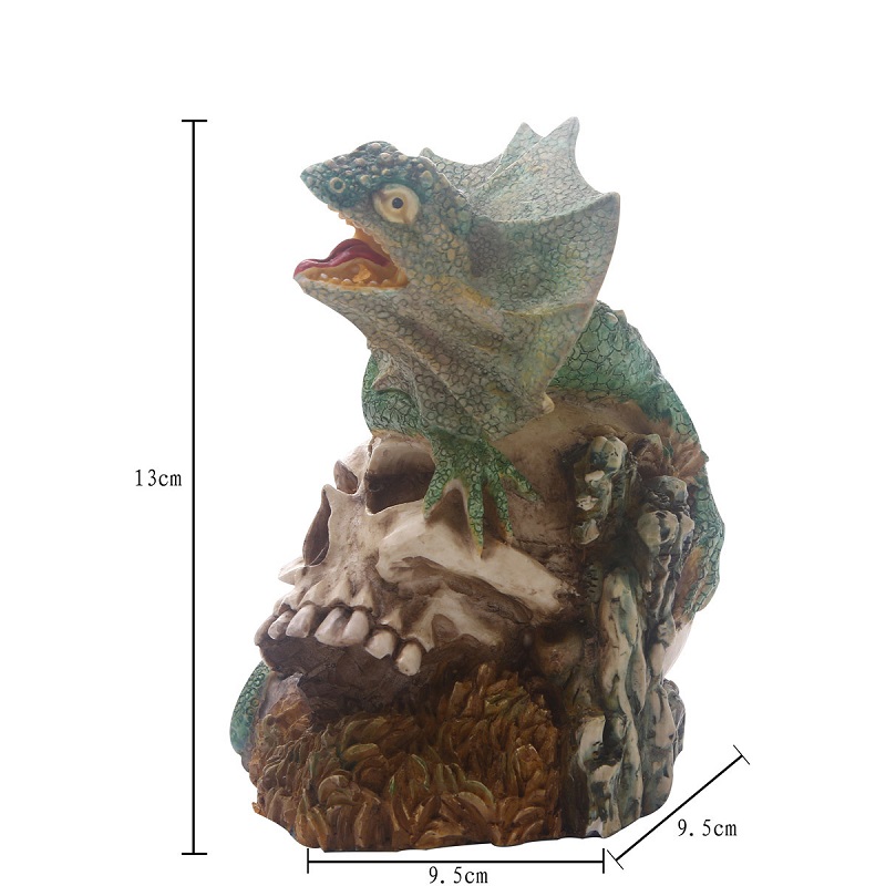 Human Skull Resin Skeleton Storage Hook Wall Mount Desk Ornament Living Room Sets Home Party Halloween Decor Accessory: Skull RH-6115