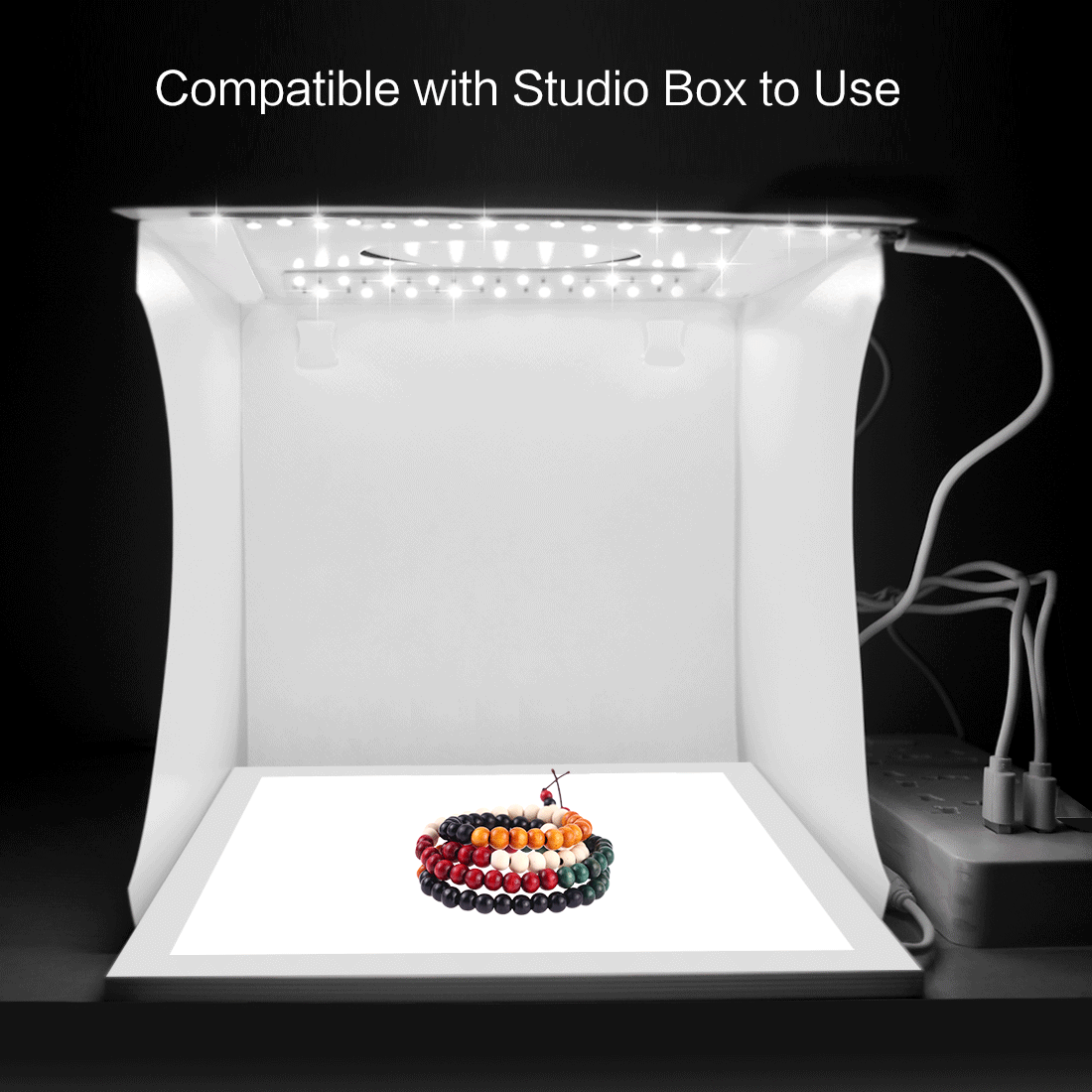 Puluz Mini 22.5Cm Led Fotografie Schaduwloze Bodem Licht Voor 20Cm Photo Studio Softbox Schaduwvrij Licht Lamp panel Pad