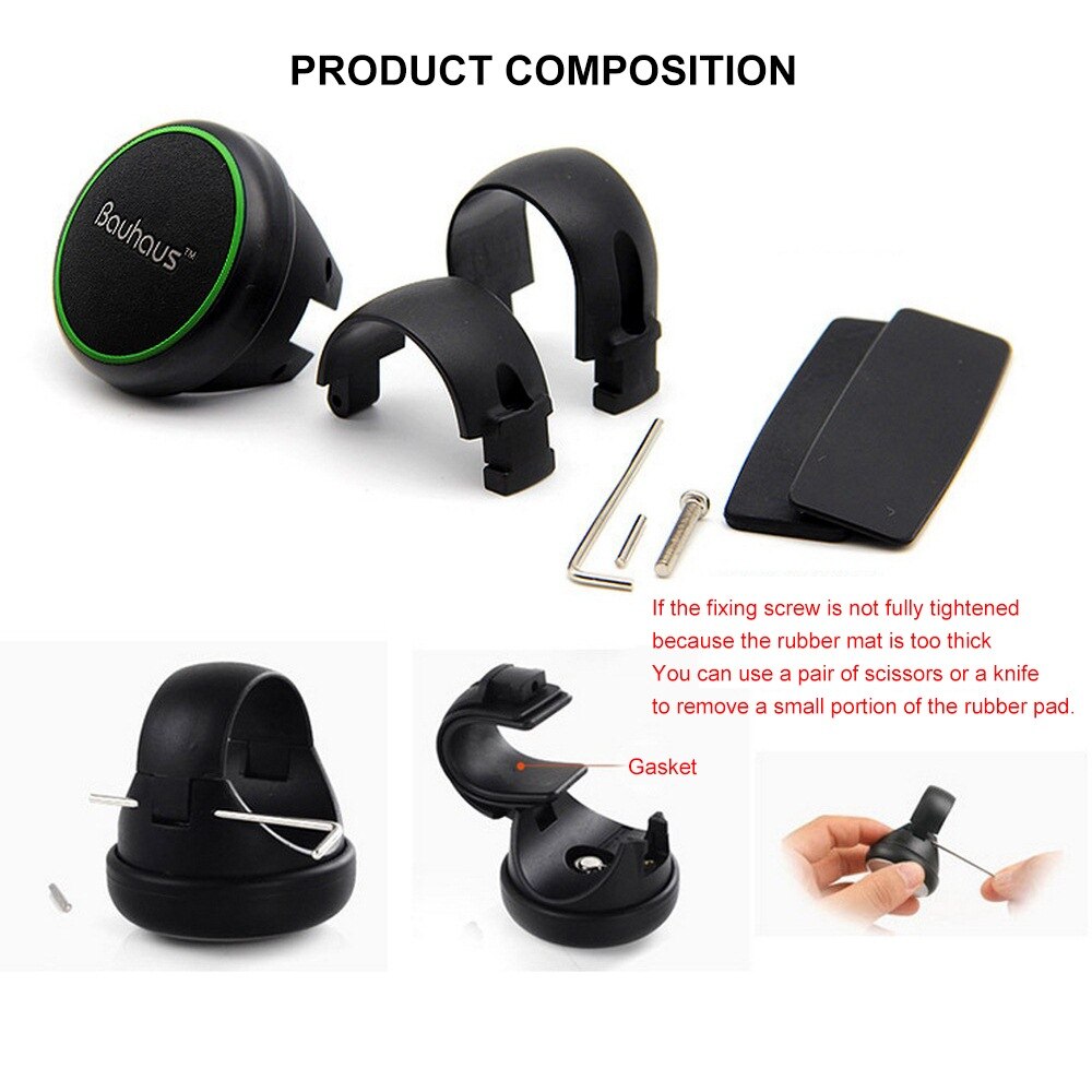 Nueva Bola de refuerzo para volante de coche, Universal, Spinner auxiliar para coches, Bola de poder para volante de coche, Bola de Control manual de 360 °