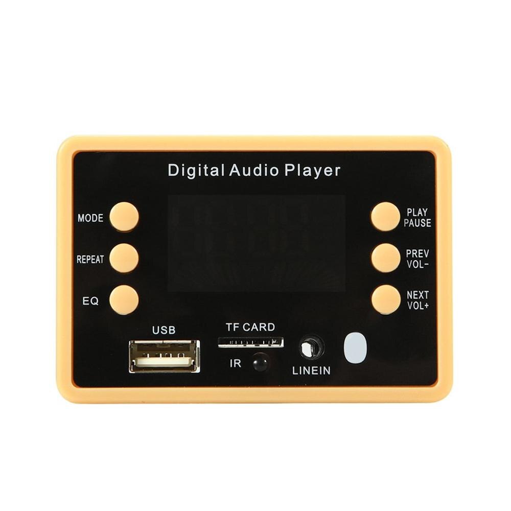 12V MP3 Spieler Lautsprecher Digital Audio- Spieler Auto FM Radio Modul Unterstützung FM TF USB AUX Recorder