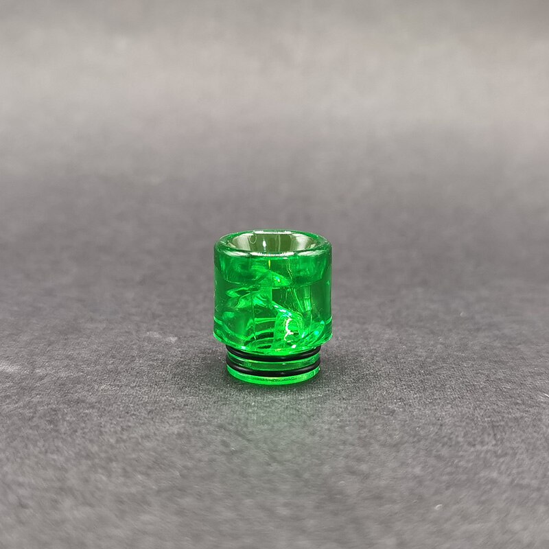 6 farve plast varmebestandig mundstykke spiral transparent 810 drypspids: Grøn
