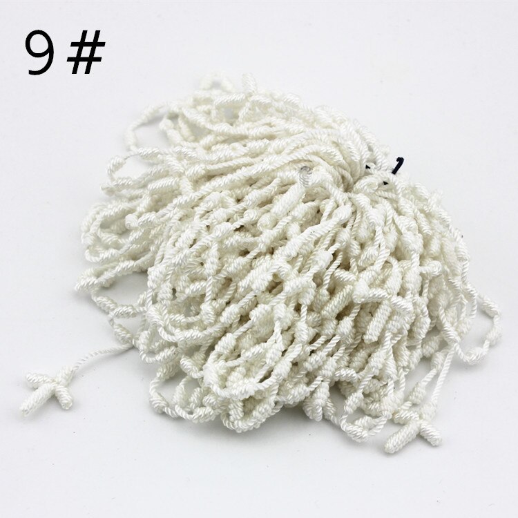 De uno hecho a mano de la suerte de trenza cuerda Rosario atado pulseras de cuerda de Nylon Cruz pulseras de la Amistad pulsera MB04: color 9