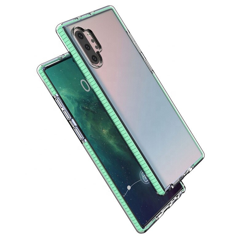 Støtsikkert klart tpu-mobildeksel til samsung galaxy note 10