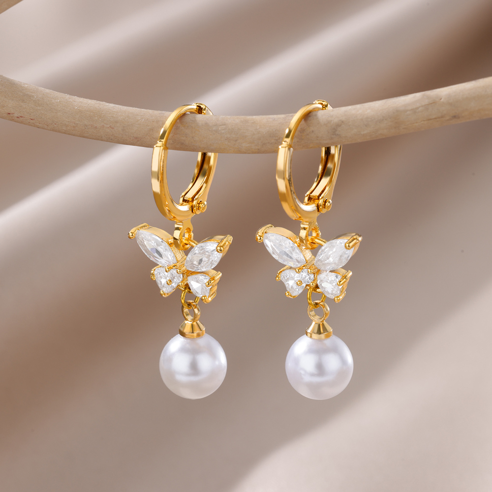 Pendientes de estrella de ocho puntas para mujer, pendientes de acero inoxidable de verano, tendencia nueva en joyería para pareja femenina, aretes de mujer 2024: Verde oscuro