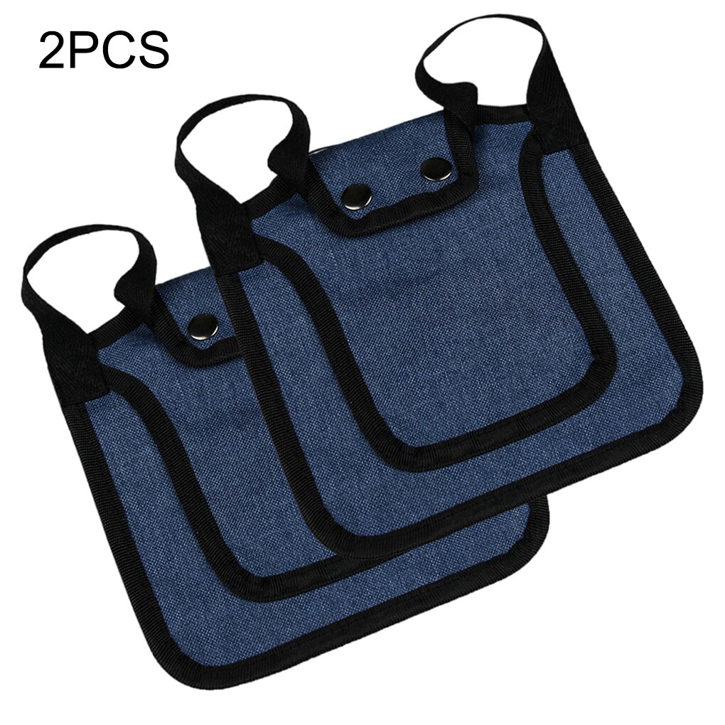 Pack von 2 Huhn Sattel Universal- Oxford Tuch Hühner Schutzhülle Schürzen Zurück FlüGel Feder Wachstum Schutz Zubehör: Blau