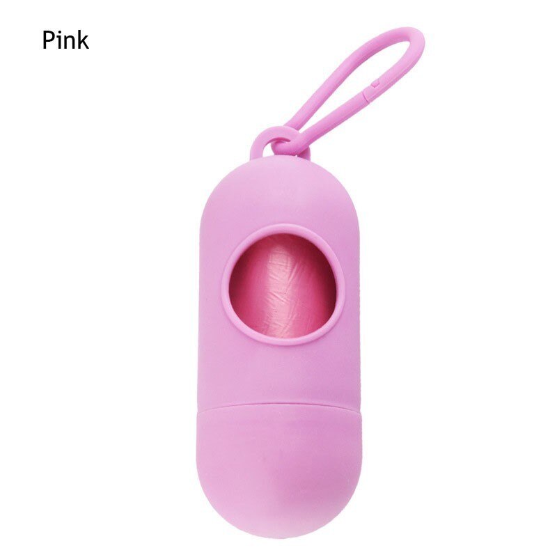 1 pc praktiske kjæledyrhund bæsjposer dispenser avfall søppelholder dispensere + bæsjposer sett kjæledyr hunder søppelrenseprodukter