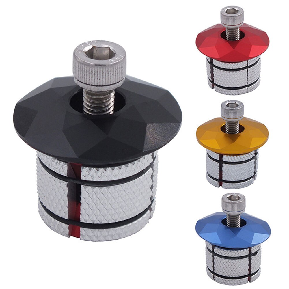 MTB Bike Carbon Fork Steerer Tube Expander Plug Expansion Flower Heart Screw Ultra Light Front Fork Vertical Tube Hanging Core
