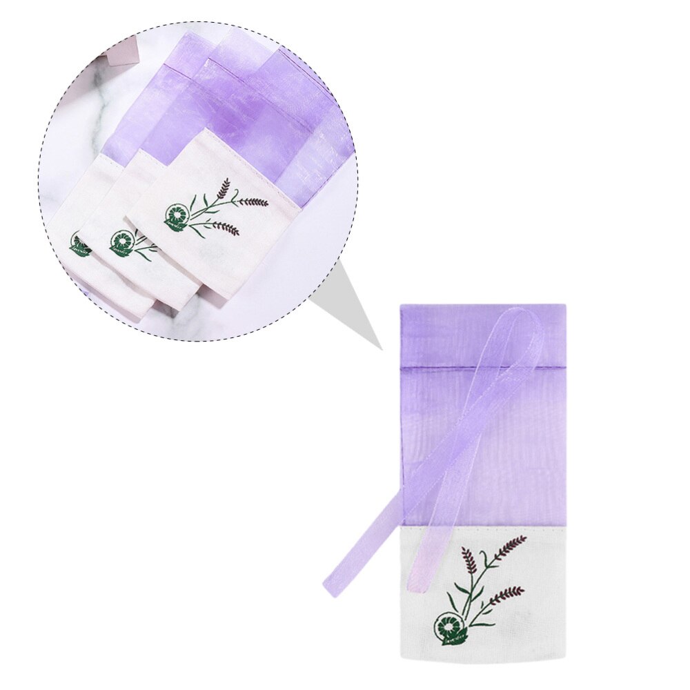 12pcs Lavender Sachets Empty Sachets Bags Gauze Storage Bags for Spice Packing