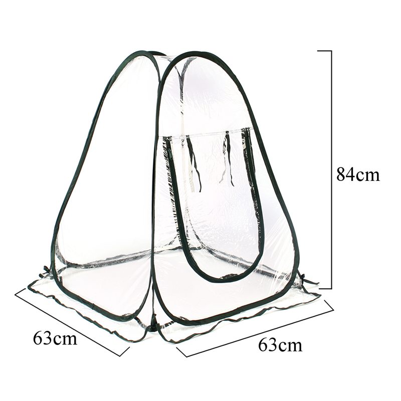 Szklarnia ogrodowa przenośne składane mini przezroczyste szklarnie pcv ciepły pokój wysokiej jakości pcv ciepły zestaw ogrodowy