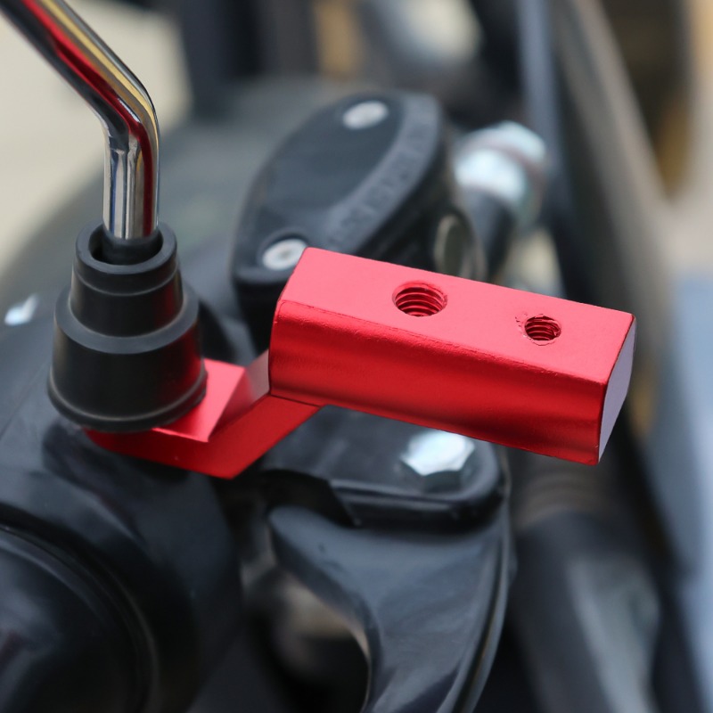 Motorrad Rückspiegel Verlängerung halterungen Multifunktions-Aluminium legierung Halfter Scheinwerfer halterung Motorrad Zubehör Fixierer