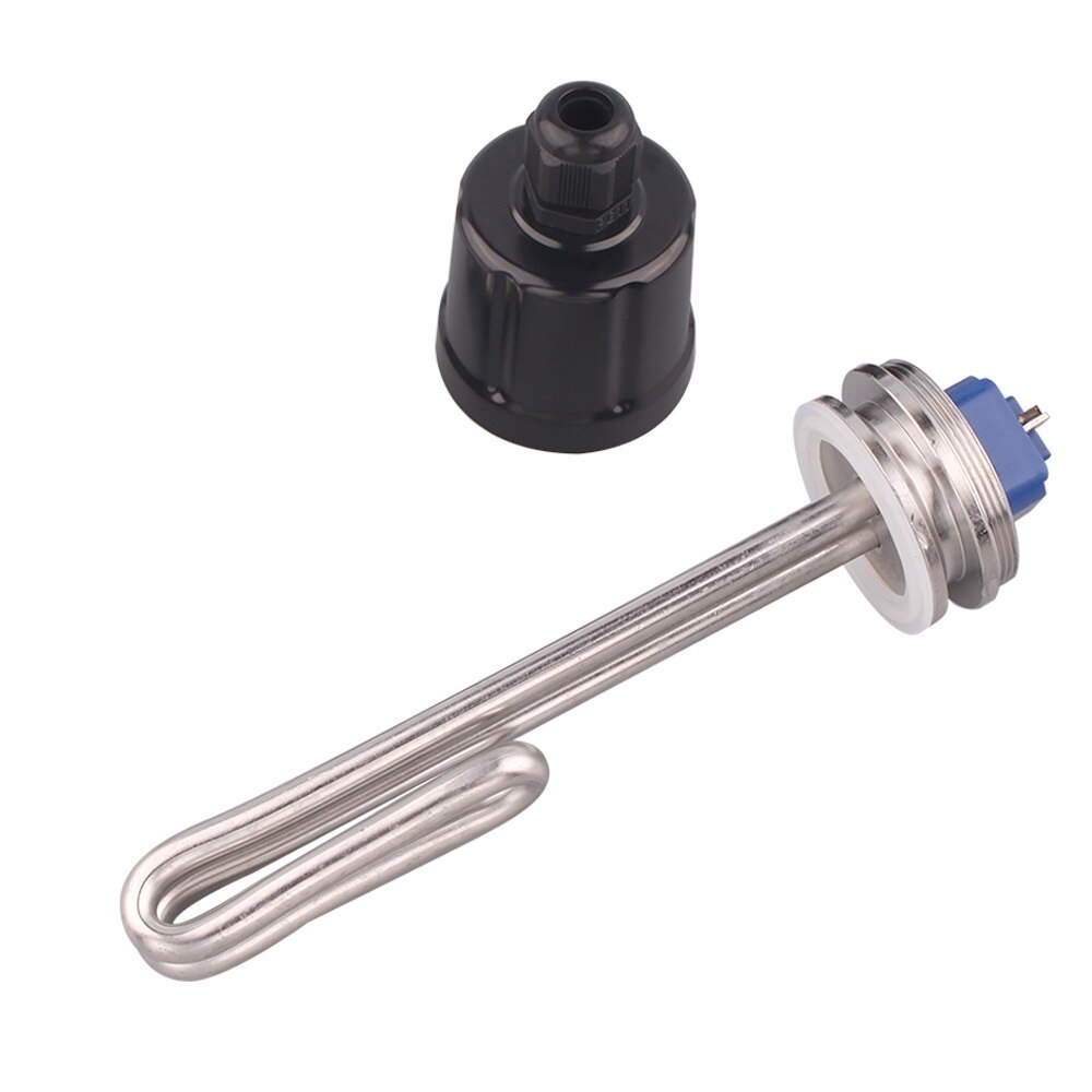 AIICIOO 1.5 Tri-clamp Electric Stainless Steel Heating Element Immersion Water Heater For Water 120V 1500W/1650W: 1500w L170mm / heater only