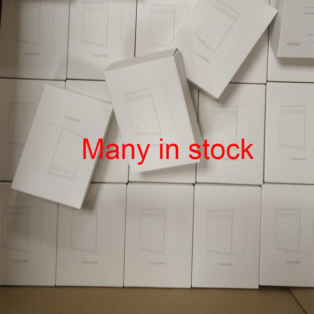 Xiaomi Aqara Module de relais de contrôle bidirectionnel contrôleur de commutateur de relais sans fil minuterie intelligente 2 canaux fonctionnent pour Apple Homekit Mihome