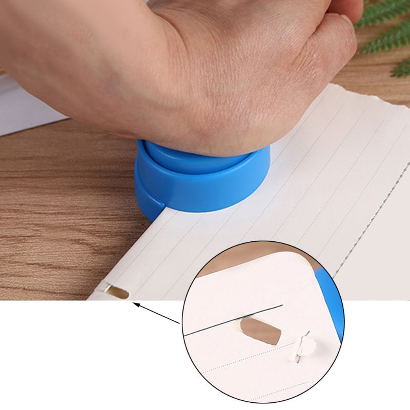 Mini Stapleless Stapler Home Paper Binding Binder Portable Free Staple-less Stapler Paperclip Punching