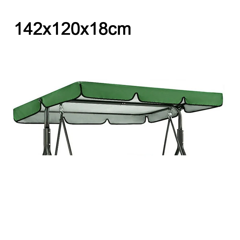 Outdoor Swing Chair Canopy Courtyard Waterproof And Dustproof Swing Sunshade Home Garden Decoration Supplies Yard Accessories: Burgundy