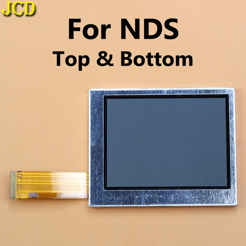 JCD Top Bottom LCD Display Screen For NDS Game Console Upper Lower LCD Screens