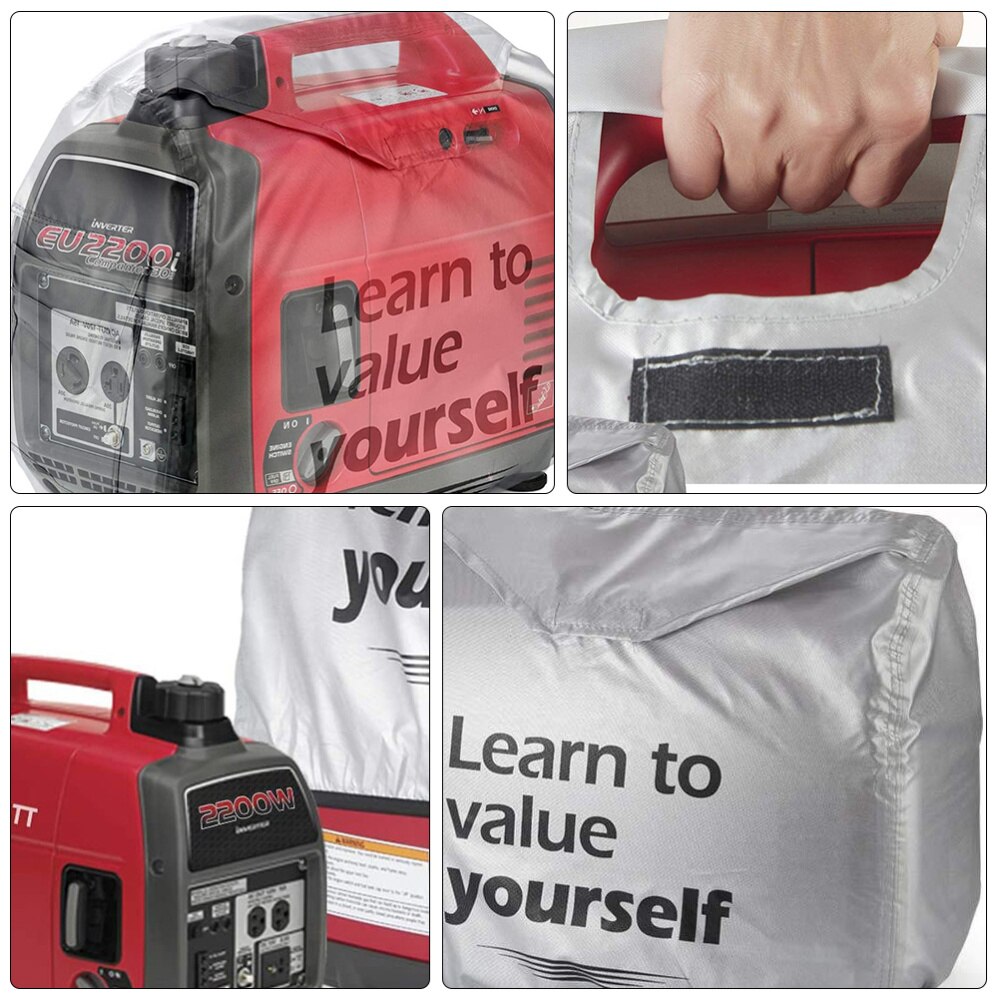 Generator Cover Portable Waterproof Generator Raincover (Silver)