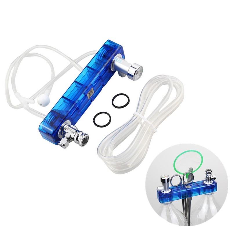 DIY CO2 Diffuser D501 D201 Kit Geplant Aquarium CO2 Diffuser Naald Ventiel Manometer Generator