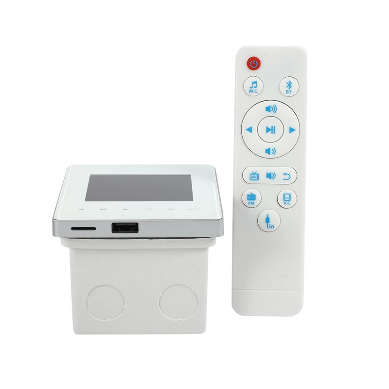 Bluetooth Smart Control Music System Ceiling Speaker Modules Home Audio System Digital Stereo Amplifier in Wall for Hotel: Default Title