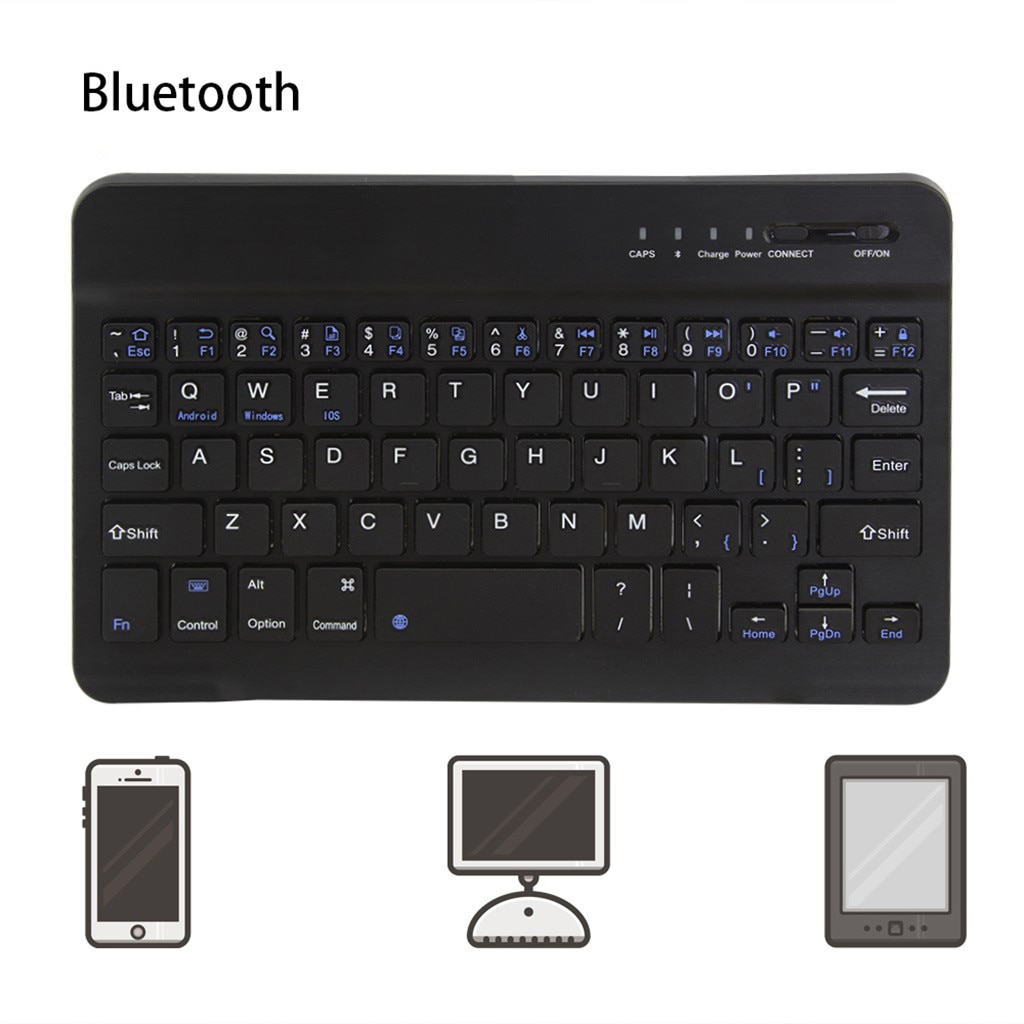 Epula Клавиатура Mini Slim Wireless Bluetooth 78 Toetsen Keyboard Voor Imac/Ipad Android Telefoon Laptop Tablet Pc Micr Interface