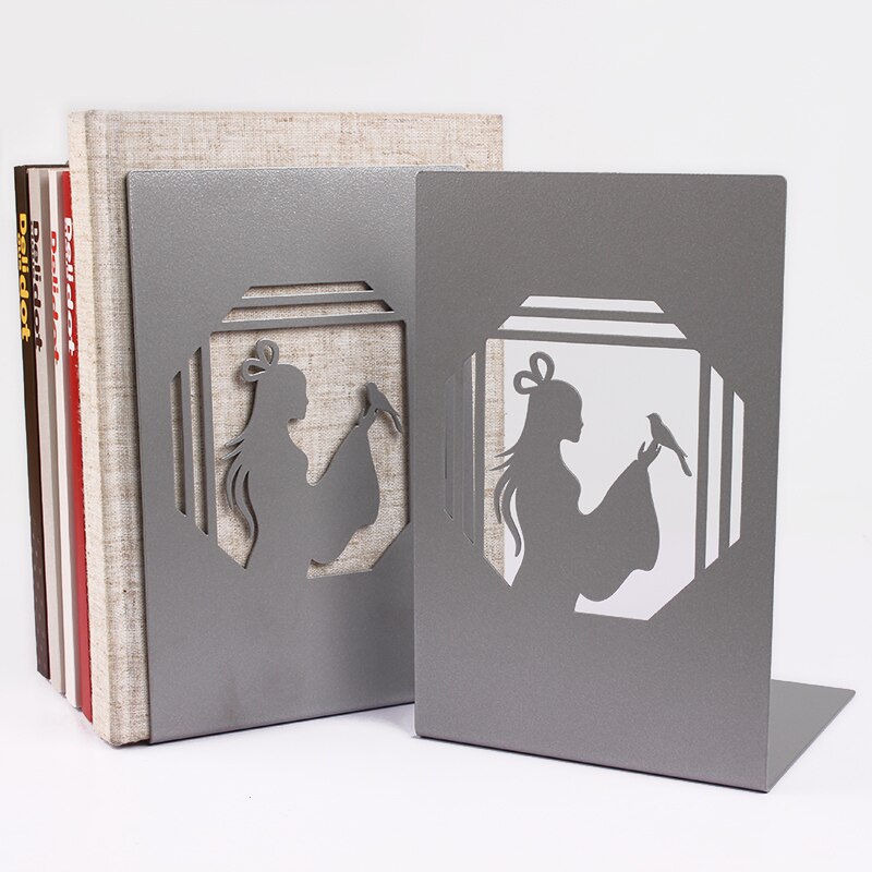 Support de livre Simple, grande étagère de bureau, étagère de rangement, déflecteur, porte-livre, porte-livres, fin de livre: C