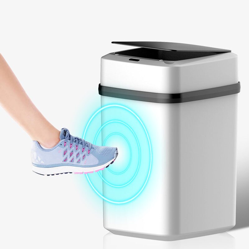 Smart papperskorg automatisk sensor soptunna för hem kök badrum soptunna beröringsfri smart elektronisk induktionssoptunna
