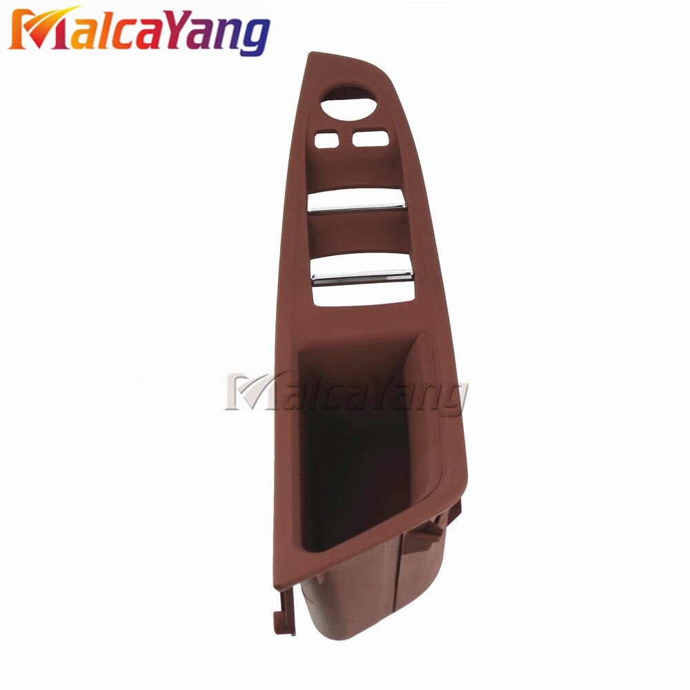 Auto Linksgestuurde Lhd Binnendeur Handvat Panel Cover Grijs Beige Zwart Rood-Wijn Oyster Mokka Voor bmw 5 Serie F10 F11: Red-Wine