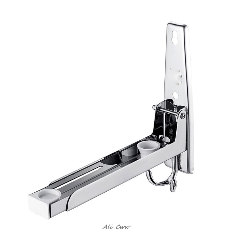 Soporte para horno microondas de acero inoxidable para cocina, soporte de pared extensible y resistente, estante de Navidad fácil de instalar 2x