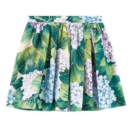 Meisjes Rokken Zomer Groene bladeren bloemen Prinses Partij rok Elastische taille Kids Tule Rok voor Meisjes Kleding 2-12Y: 8T