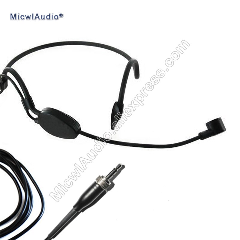 Headworn Condenser ME3 Microphone Headset For AKG Shure Senheiser and Audio Technical Wireless MicwlAudio 005 Black: For Sennheiser
