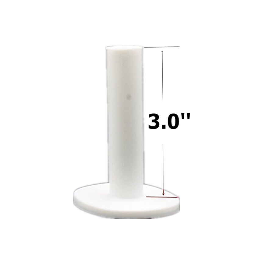 Golf gummi tee 3 stk/pakke 1.5/2.25/2.75/3.0/3.13 tommer driving range øvelsesværktøj holdbar golf tees holder hvid finger ti: 3.0 tommer --78mm