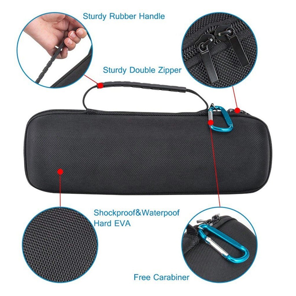 Voor Jblcharge 4 Speaker Eva Hard Storage Case Cover Schouder Draagtas Sound Link Draagbare Beschermende Opslag Case Cover